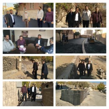 اجرای پروژه‌های عمرانی در روستای آیینه‌ورزان دماوند